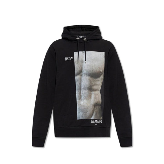 Balmain Baumwoll-Kapuzen-Sweatshirt