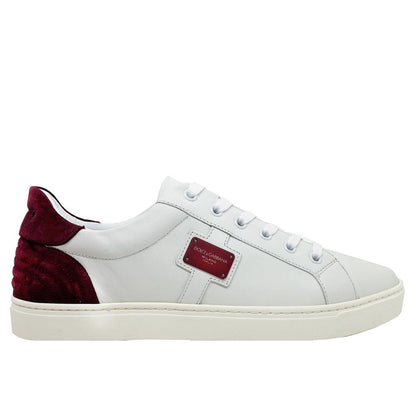 Dolce & Gabbana Logo-Ledersneakers