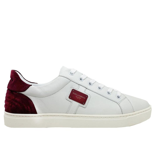 Dolce & Gabbana Logo-Ledersneakers