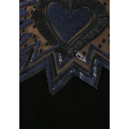 Fendi Pelzbesetztes Midikleid aus Samt