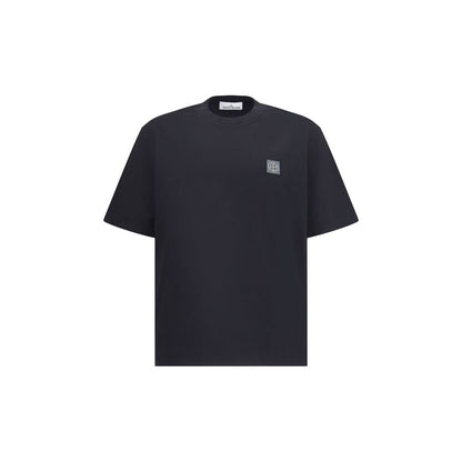 Stone Island T-Shirt mit Logoaufnäher
