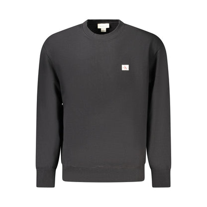 Calvin Klein Schwarzer Baumwollpullover für Männer
