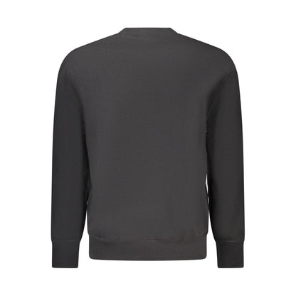 Calvin Klein Schwarzer Baumwollpullover für Männer