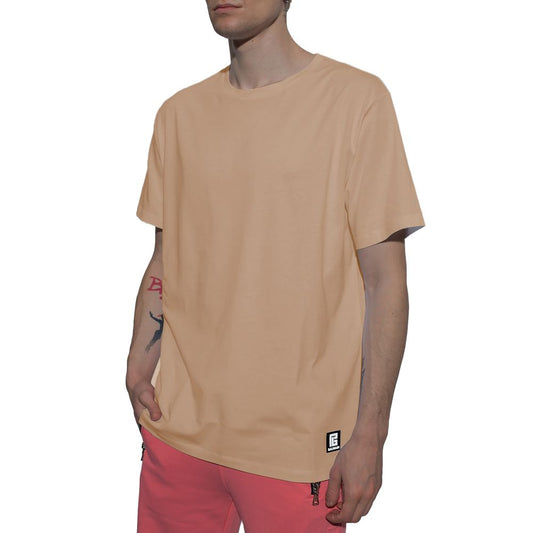 Balmain T-Shirt aus brauner Baumwolle