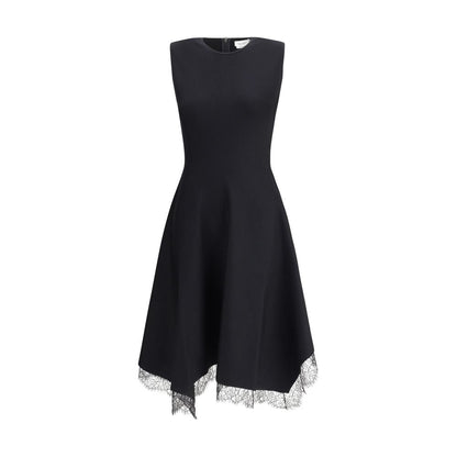 Alexander McQueen Asymmetrisches Midikleid