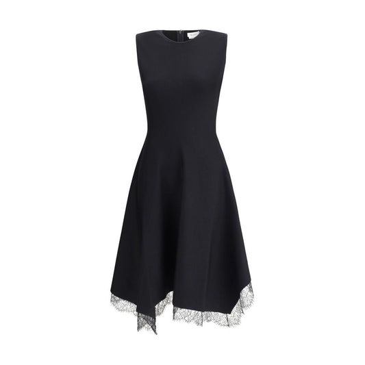Alexander McQueen Asymmetrisches Midikleid