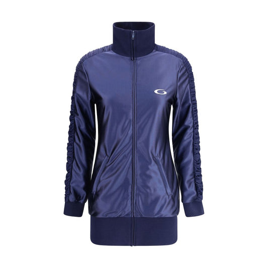 Balenciaga Glänzender, taillierter Jersey Trainingsanzug Kleid