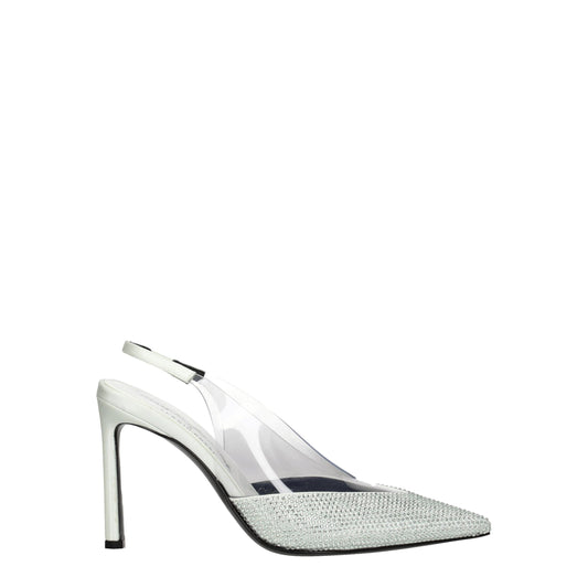 Sergio Rossi Grüne Satin High Heel Pumps