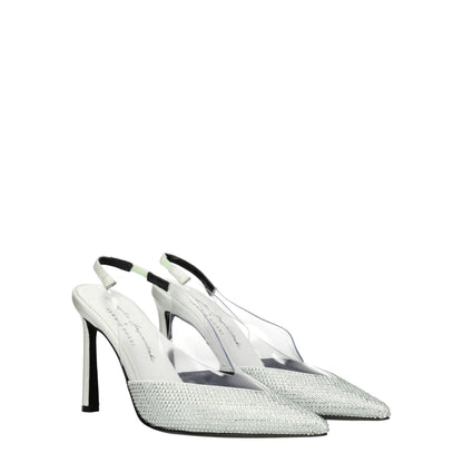 Sergio Rossi Grüne Satin High Heel Pumps