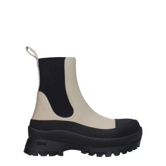 Stella McCartney Schwarze Lederstiefeletten