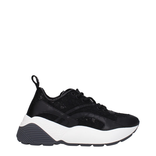 Stella McCartney Schwarzer Stoff Chunky Sneakers