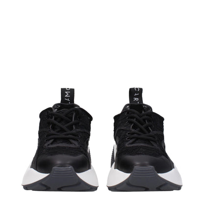 Stella McCartney Schwarzer Stoff Chunky Sneakers