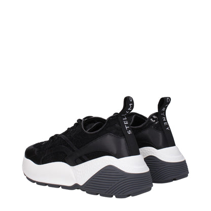 Stella McCartney Schwarzer Stoff Chunky Sneakers
