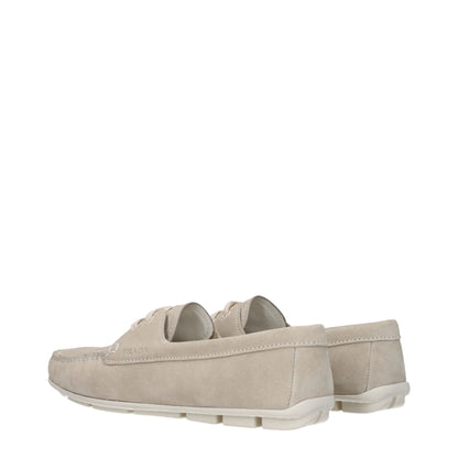 Prada Graue Leder Slipper