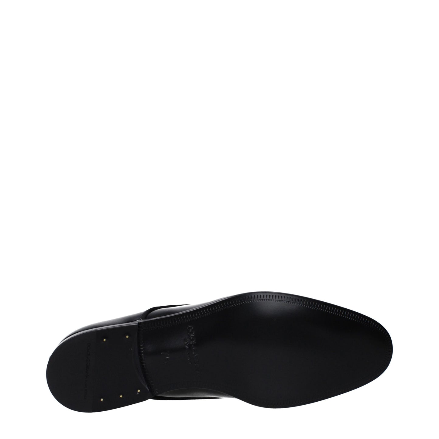 Dolce & Gabbana Schwarze Leder Oxfords und Derbies