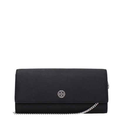 Tory Burch Schwarze Leder Clutch Bags