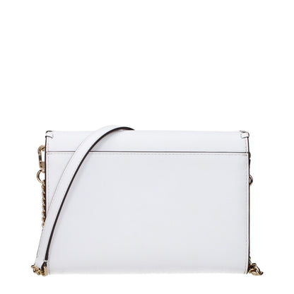 Tory Burch Weiße Leder Clutch Bags