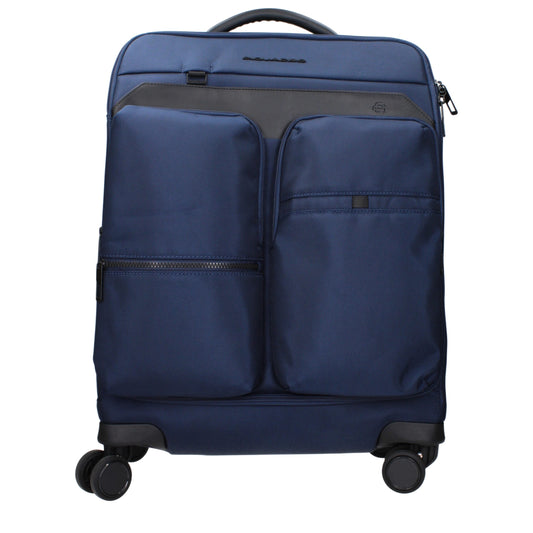 Piquadro Blauer Stoff Reisegepäck und Reisen