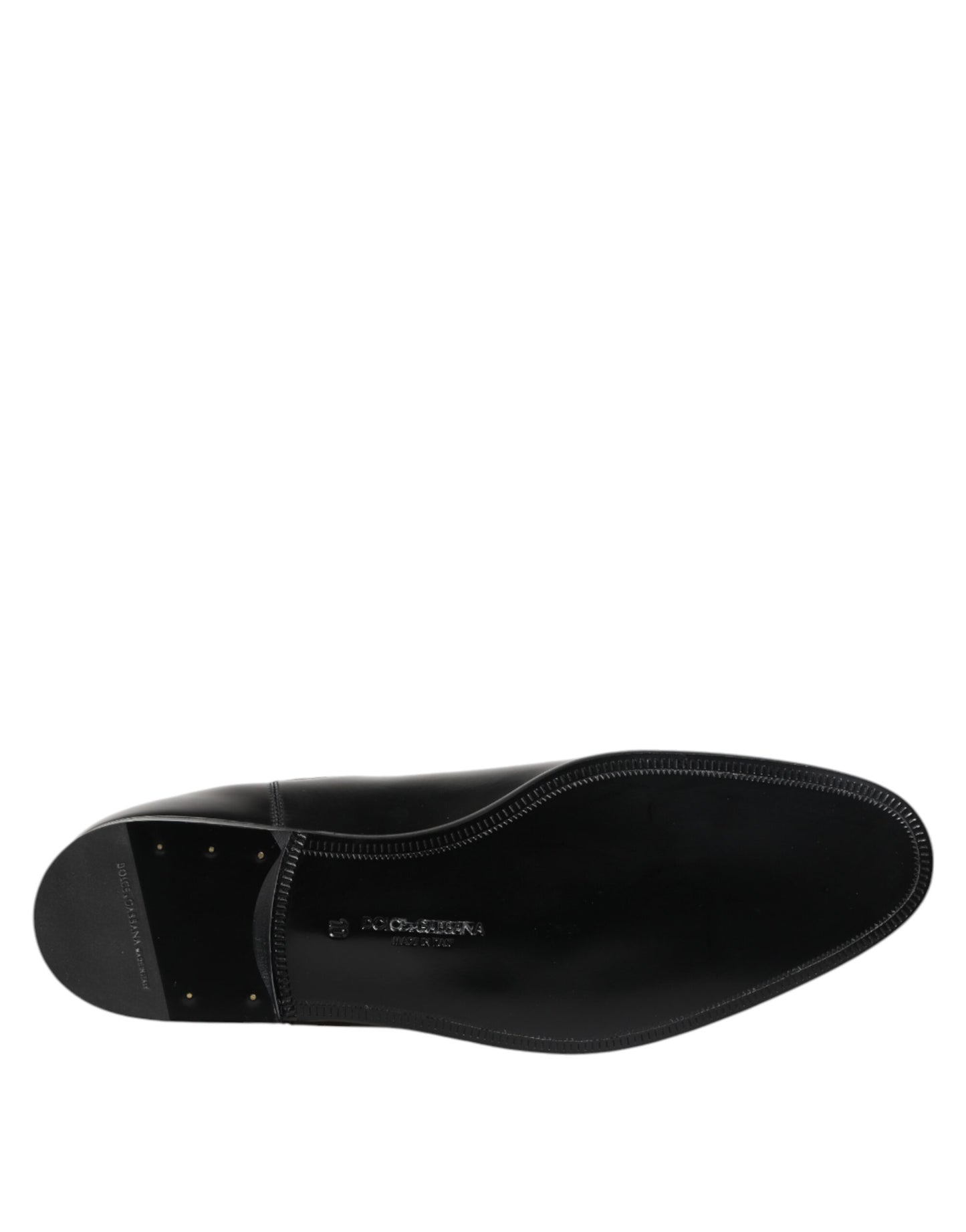 Dolce & Gabbana Schwarz Chelsea Slip On Mid Calf Stiefel Schuhe
