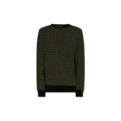 Balmain Grüner Pullover aus Wolle