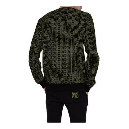 Balmain Grüner Pullover aus Wolle