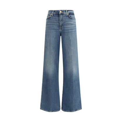 7FOR Lotta Luxe Jeans mit weitem Bein
