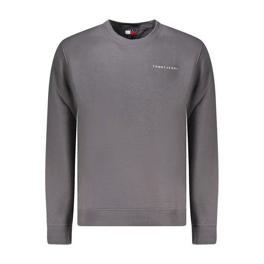 Tommy Hilfiger Grauer Baumwollpullover für Männer