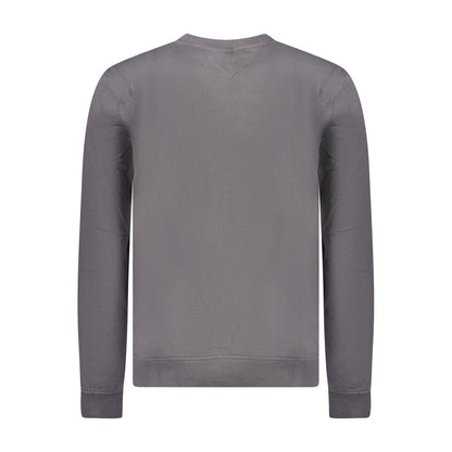 Tommy Hilfiger Grauer Baumwollpullover für Männer
