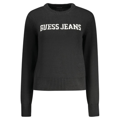 Guess Jeans Schwarzer Baumwollpullover