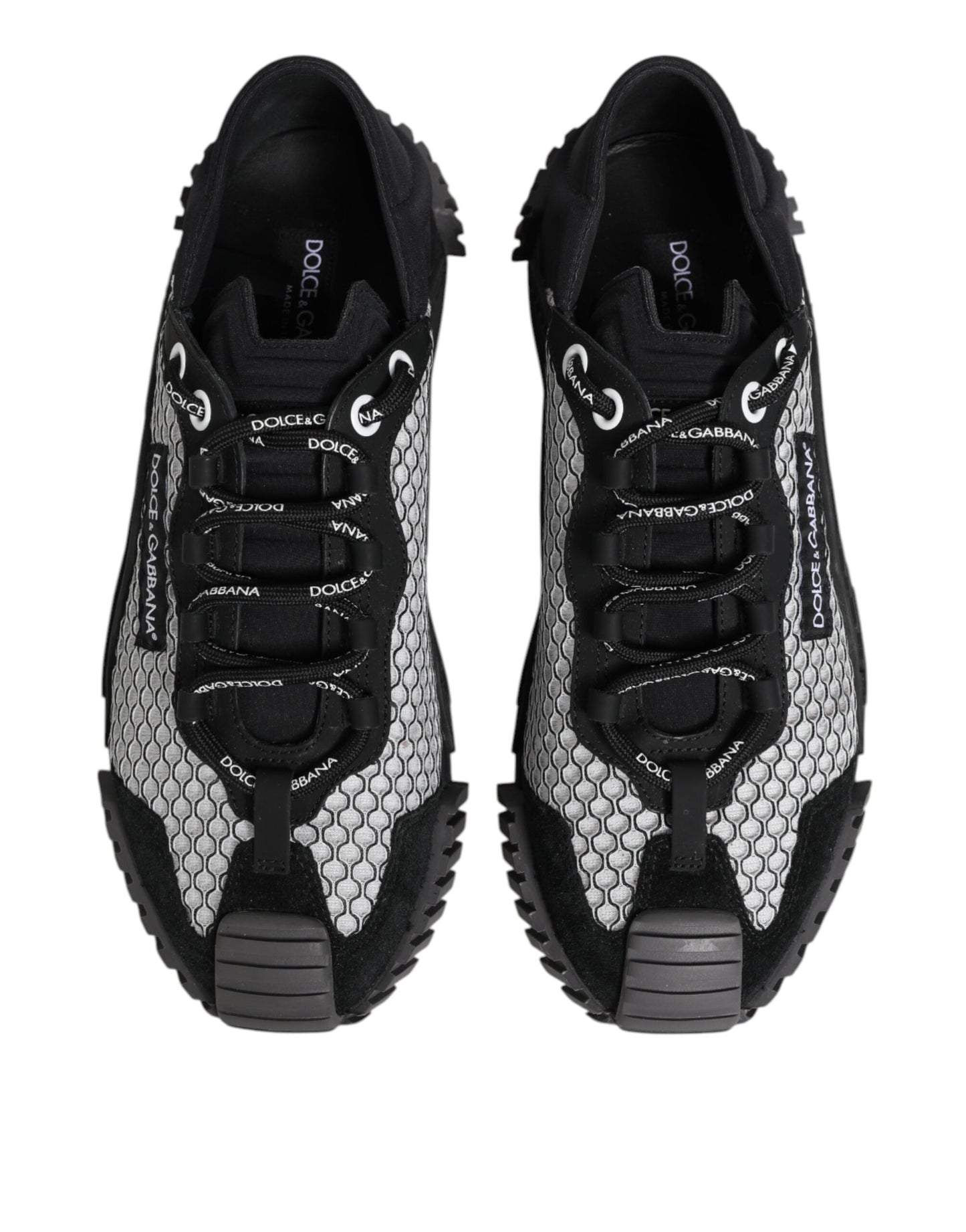 Dolce & Gabbana Multicolor Lace Up Low Top NS1 Turnschuhe Schuhe
