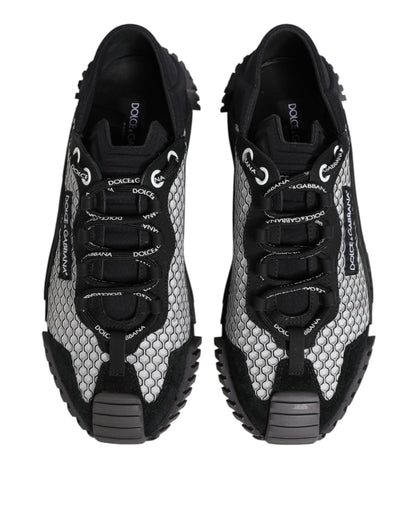 Dolce & Gabbana Multicolor Lace Up Low Top NS1 Turnschuhe Schuhe