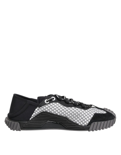 Dolce & Gabbana Multicolor Lace Up Low Top NS1 Turnschuhe Schuhe