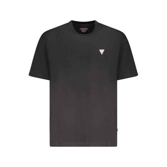 Guess Jeans Schwarzes Baumwolle Männer T-Shirt