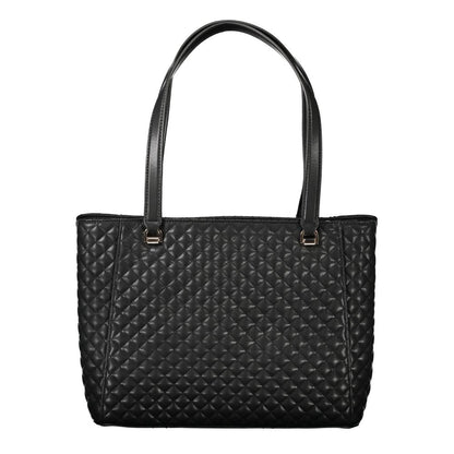 Guess Jeans Schwarz Polyethylen Frauen Handtasche