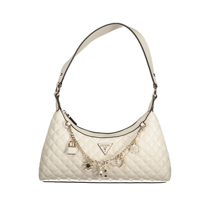 Guess Jeans Weiß Polyethylen Frauen Handtasche
