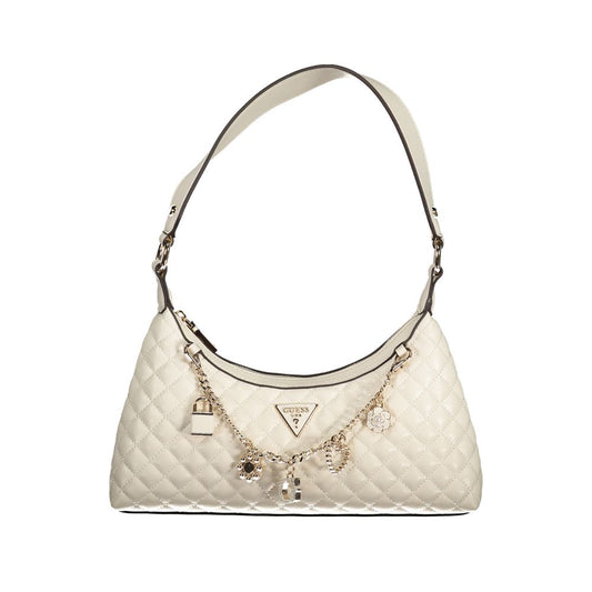 Guess Jeans Weiß Polyethylen Frauen Handtasche