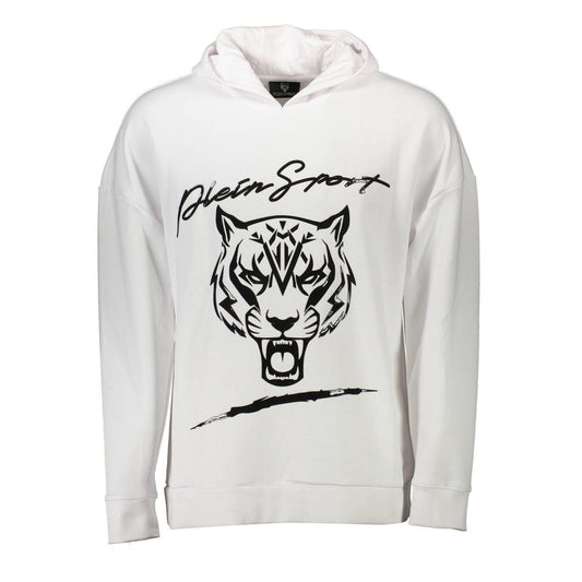 Plein Sport Weißer Baumwollpullover