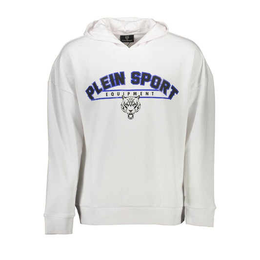 Plein Sport Weißer Baumwollpullover für Männer
