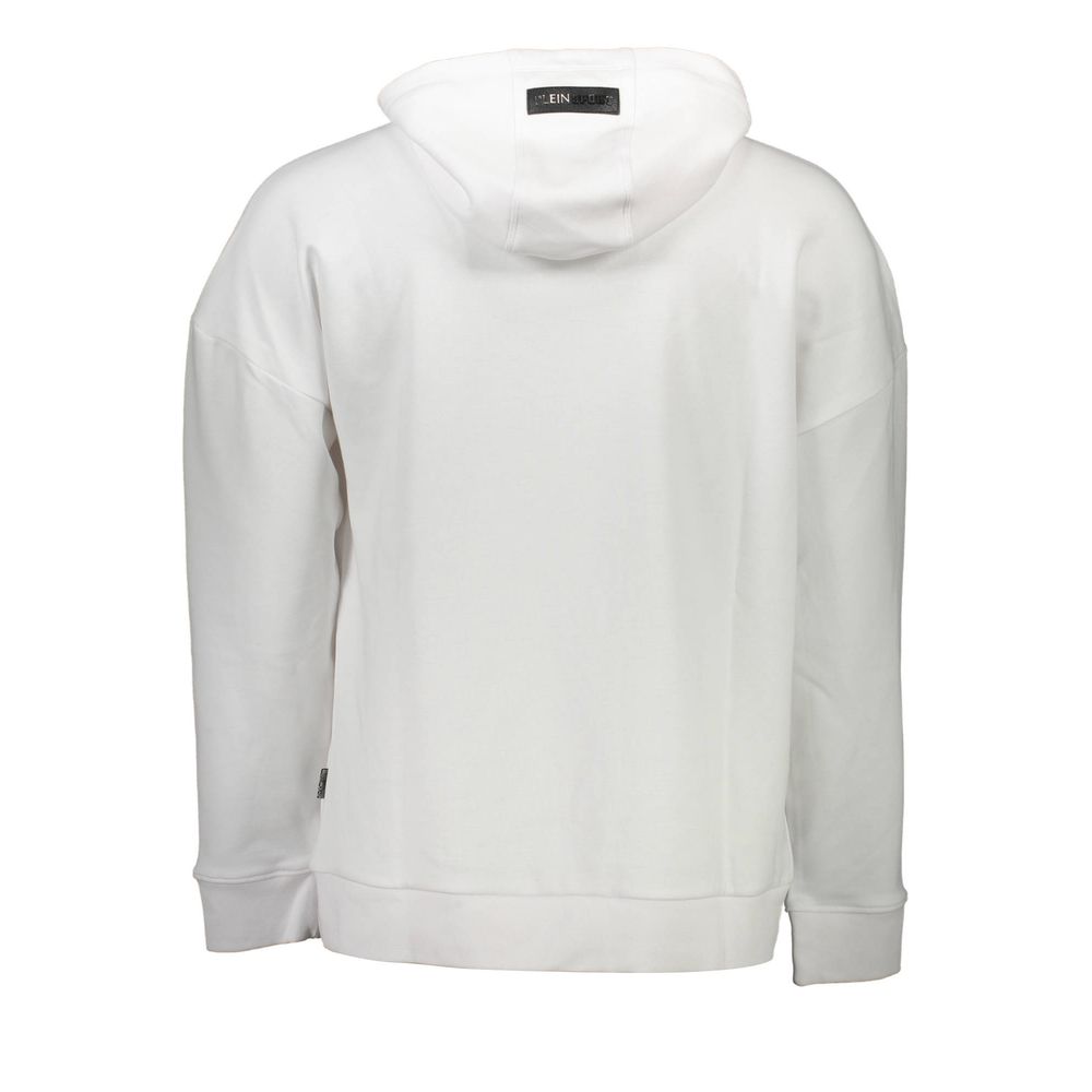 Plein Sport Weißer Baumwollpullover für Männer
