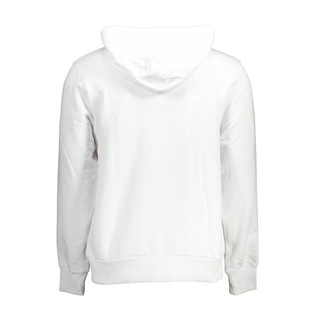 Cavalli Class Herrenpullover aus weißer Baumwolle
