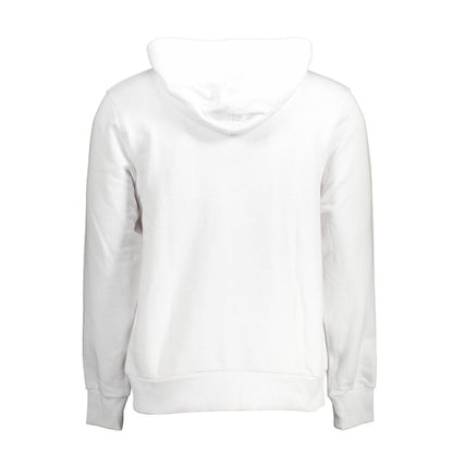 Cavalli Class Herrenpullover aus weißer Baumwolle