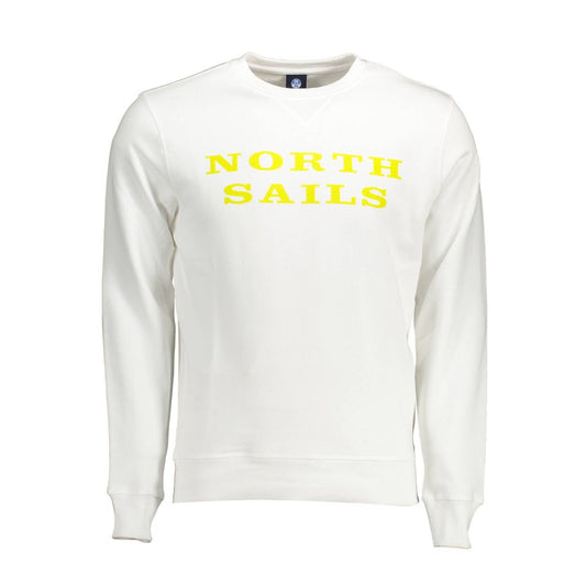 North Sails Weißer Baumwollpullover