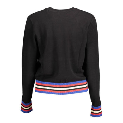 Desigual Schwarzer Polyester-Pullover
