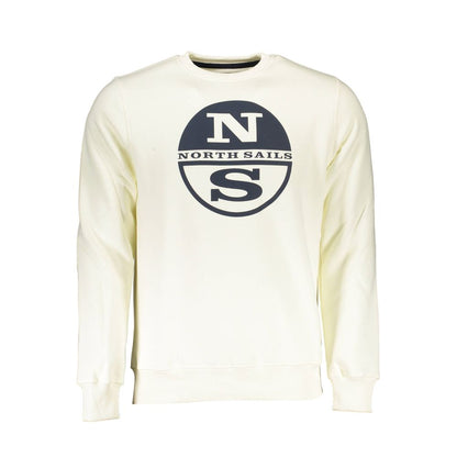 North Sails Weißer Baumwollpullover