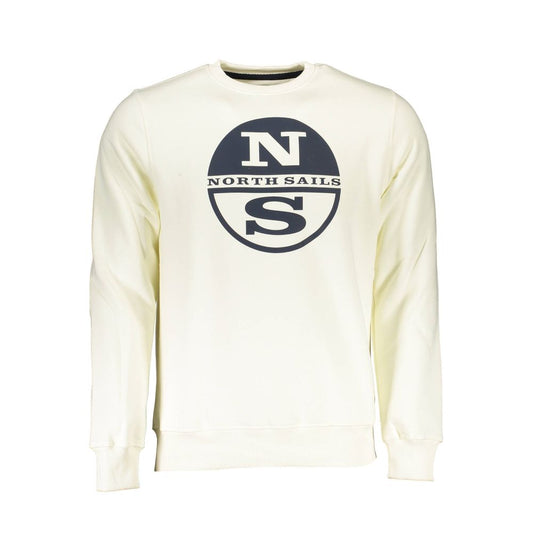 North Sails Weißer Baumwollpullover