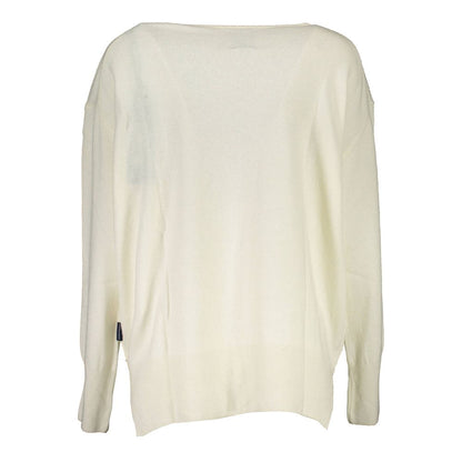 North Sails Weißer Wollpullover