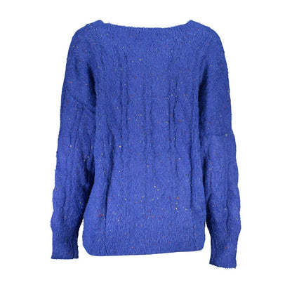 Desigual Blauer Polyester-Pullover