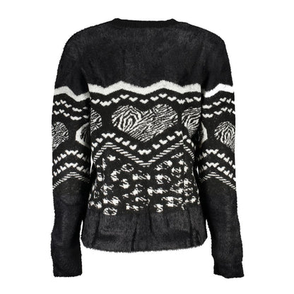 Desigual Schwarzer Polyester-Pullover