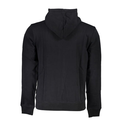 Napapijri Schwarzer Baumwollpullover mit Kapuze für Männer