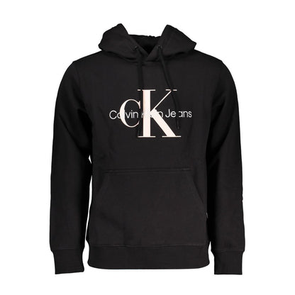 Calvin Klein Schwarzer Baumwollpullover für Männer